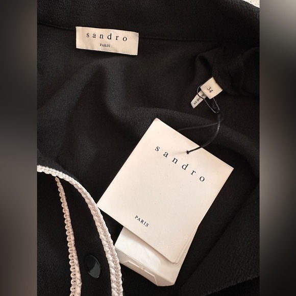 Sandro Collar Mini Dress - Picture 7 of 12